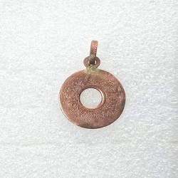 Copper Coin Pendent with Hole – Tambe Ka Sikka for Lal Kitab Remedies